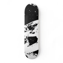 black board skateboard deck