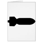black bomb icon greeting cards