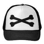 black bones crossed - death trucker hats