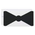 black bow tie icon photo cards