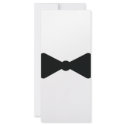black bow tie icon rack cards