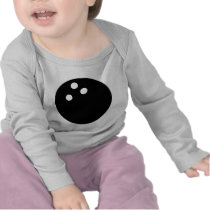 black bowling ball icon t shirts