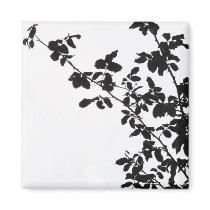 Black Branches Magnet