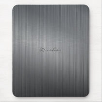 Black Brushed Metal iMouse Pad