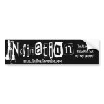 Black Bumper Sticker bumper stickers