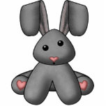Black Bunny Wall Sculpture photo sculptures