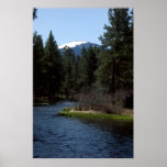Black Butte over the Metolius Posters