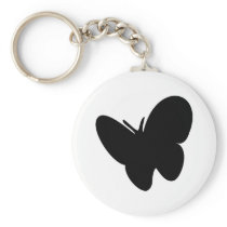 black butterfly - butterflies keychains
