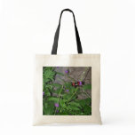 Black Butterfly with Red wing Stripes Bag