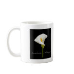 Black Cala Lily mugs