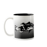 BLACK CAMO BASS COFFEE MUG