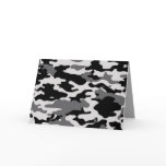 BLACK CAMO - GREETING CARD