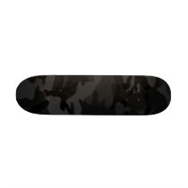 Black Camo Skateboard Mini