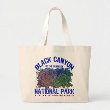 Black Canyon of the Gunnison National Park Canvas Bags