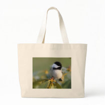 Black-capped Chickadee Tote Bags