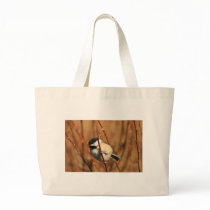 Black Capped Chickadee Tote Bag