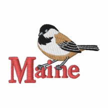 Black-capped Chickadee Embroidered Shirt