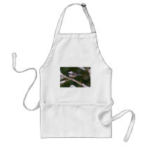Black-capped Chickadee ? green background Apron