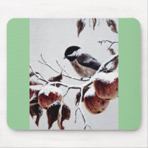 Black-capped chickadee mousepads