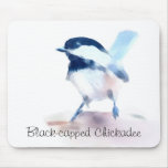 Black-capped Chickadee painting mousepads