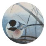 Black Capped Chickadee Sticker