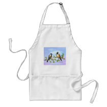 Black Capped Chickadees Apron