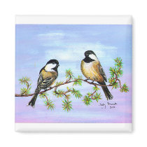 Black Capped Chickadees