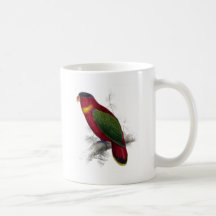 Black-Capped Lory by Edward Lear Coffee Mugs