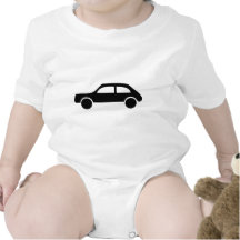 black car icon bodysuit