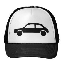black car icon hats