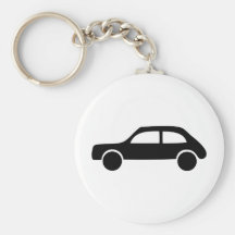 black car icon key chains