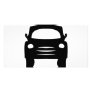 black car icon photo card