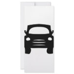 black car icon rack cards