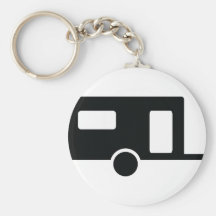 black caravan icon key chain