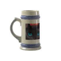 Black Cat Art  & Butterfly - Multi Mug