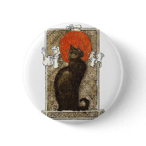 Black Cat - Art Nouveau - Theophile Steinlen Pins