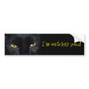 Black Cat Bumper Sticker bumper stickers