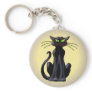 BLACK CAT by SHARON SHARPE Keychain