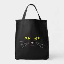 Black Cat Canvas Bag