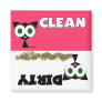 Black Cat Clean / Dirty Dishwasher Magnet