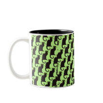 BLACK CAT CUP by SHARON SHARPE Coffee Mug