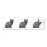 Black Cat cutout Sticker Bumper Stickers