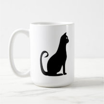 Black Cat Design Mug