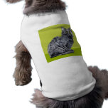 Black Cat green Dog T-shirt