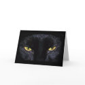 Black Cat Greeting Card