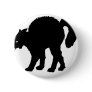 black cat halloween pin