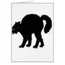 black cat halloween cards