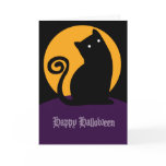 Black Cat Halloween card