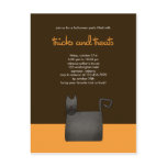 Black Cat • Halloween Invitation