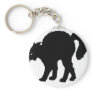 black cat halloween key chains
